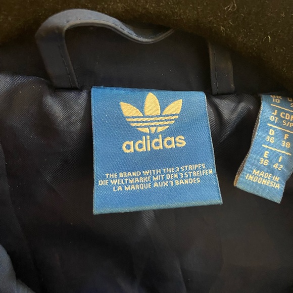 Adidas Blue Bomber Jacket - Picture 10 of 11